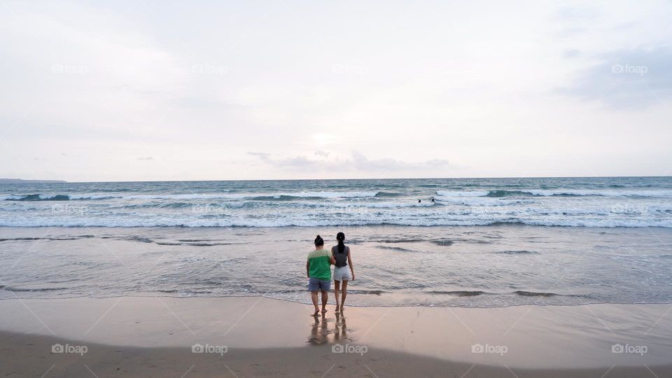 Together at Kuta Beach