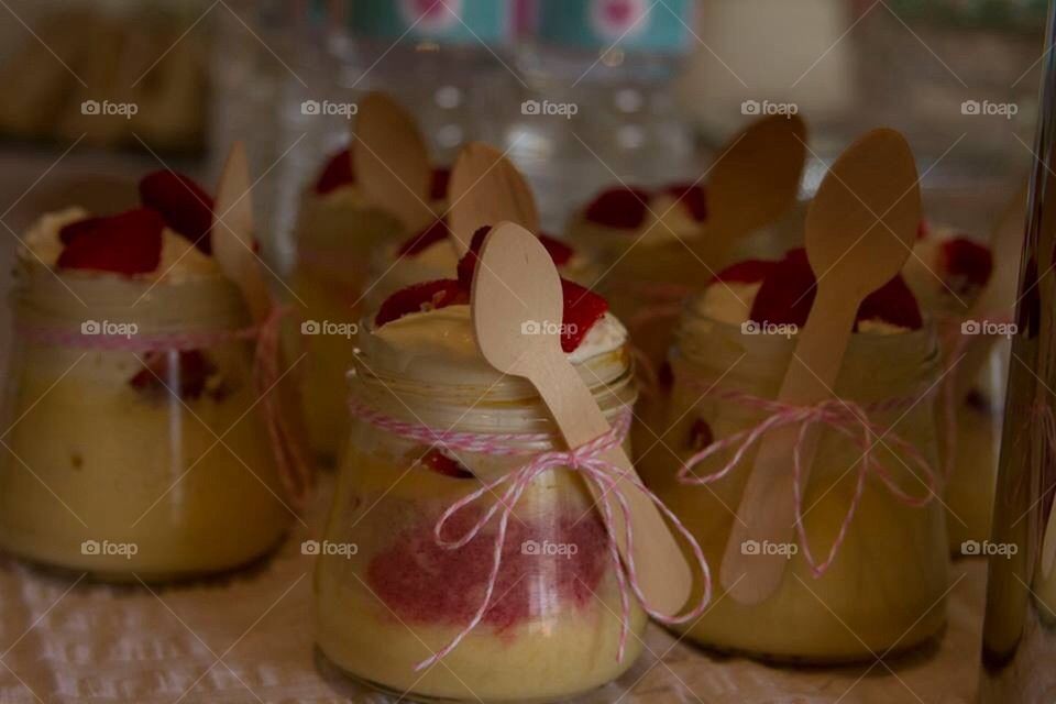 Cheesecake Custard Jars