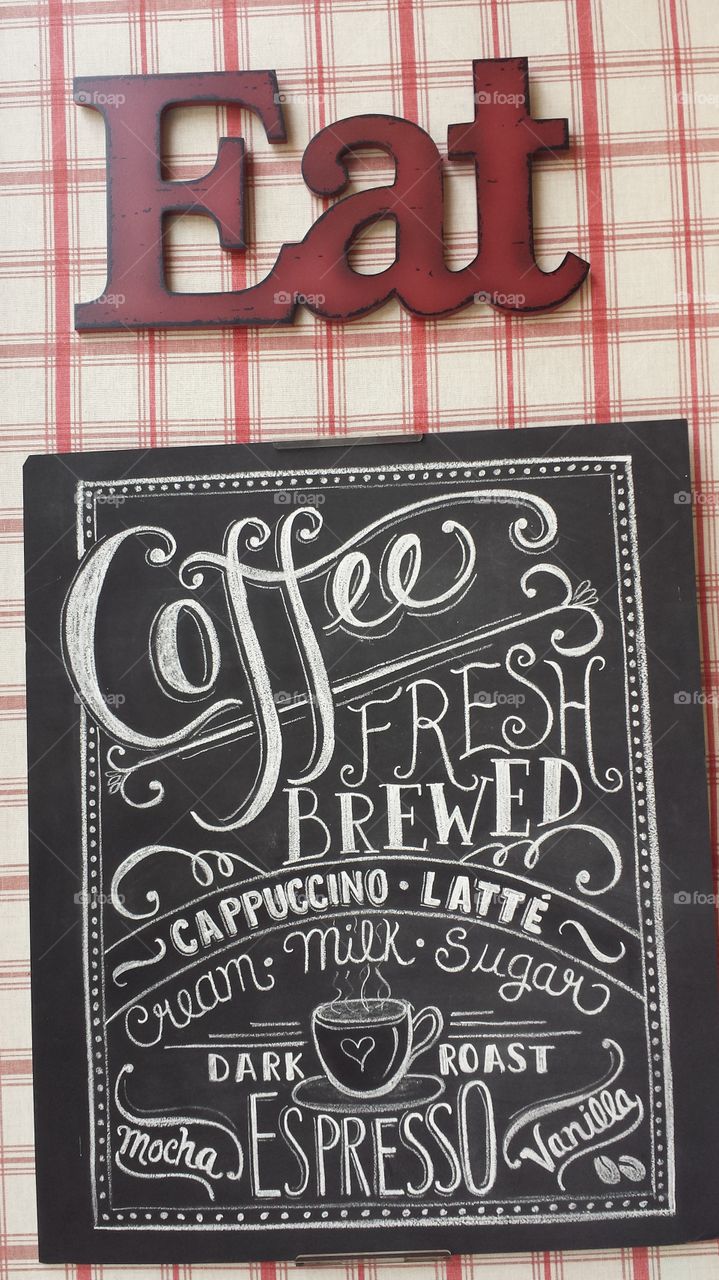 coffee shop. java sign