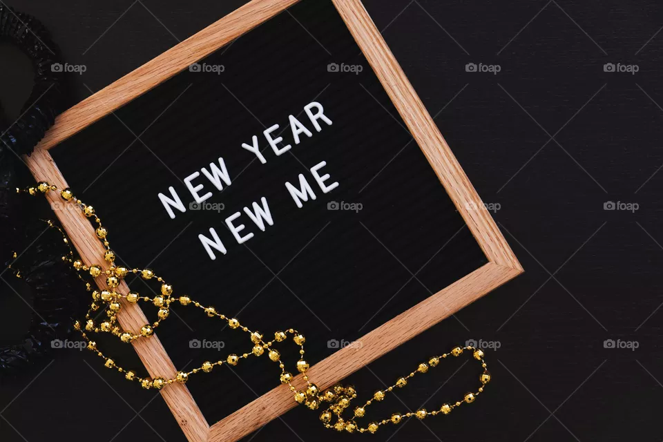 New Year New Me Sign