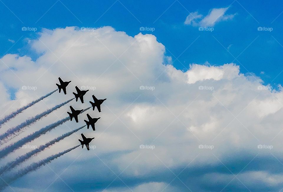 Blue Angels Delta Formation