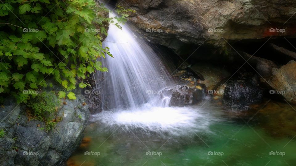 Long exposure of waterfall