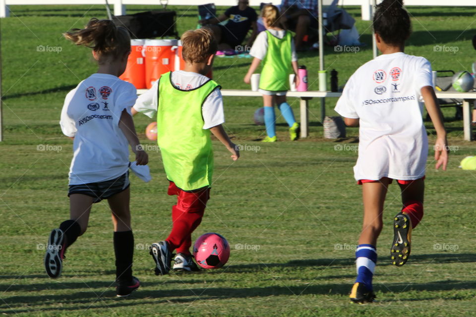 Soccer time, sports , kids