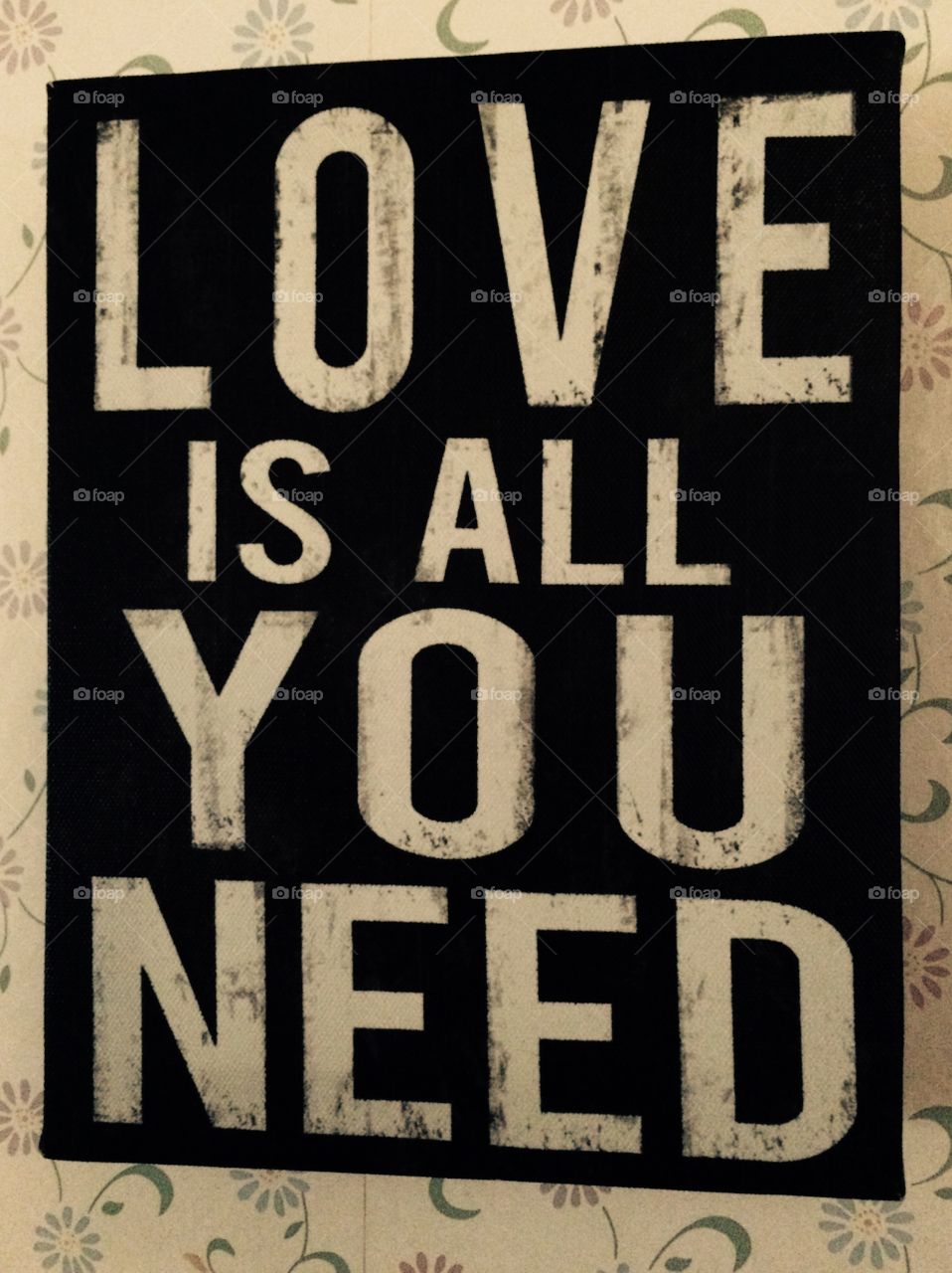 Love is all you need 
