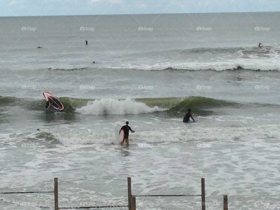 Surf's up in Ormond Beach, Florida