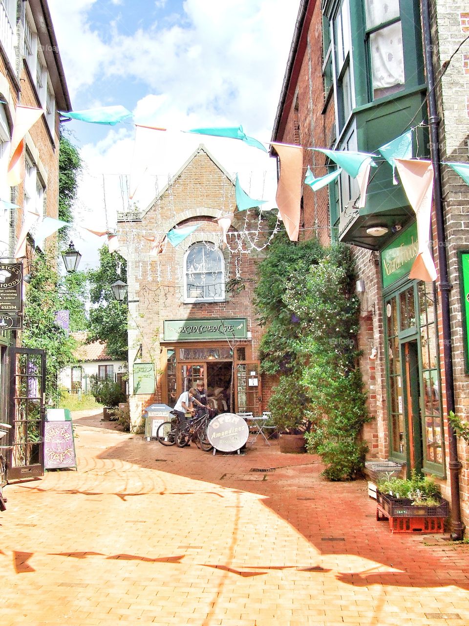 Ally with vintage shops