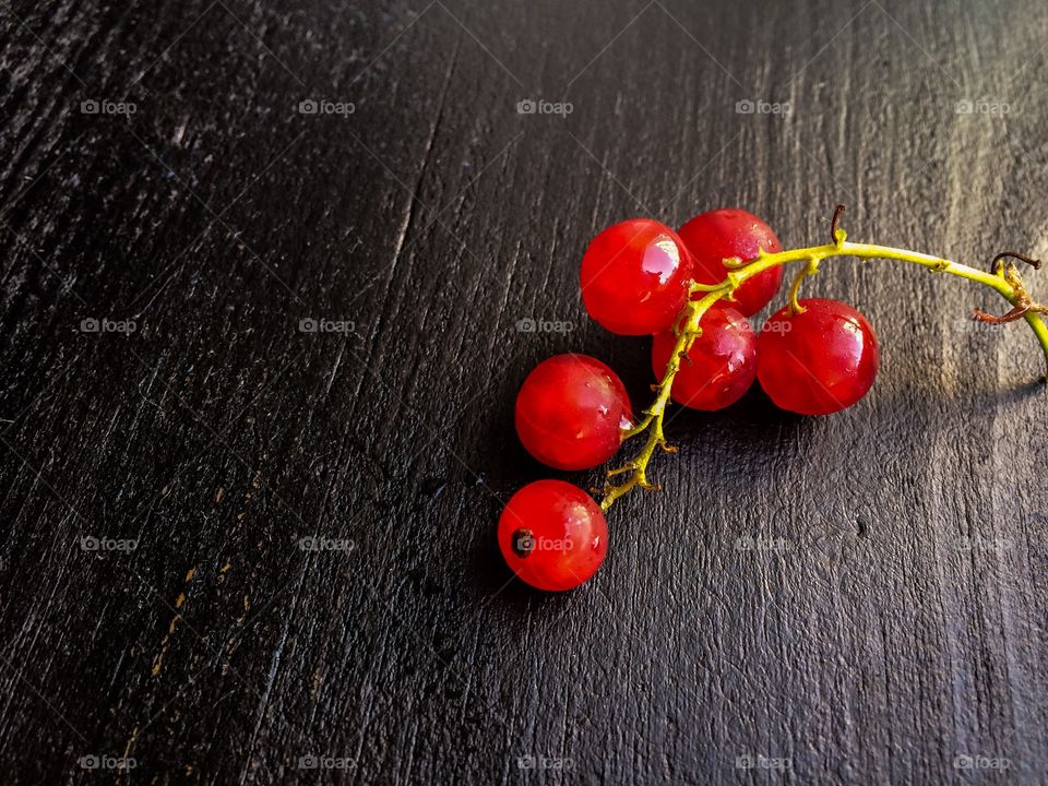 Red berries. Ingredients