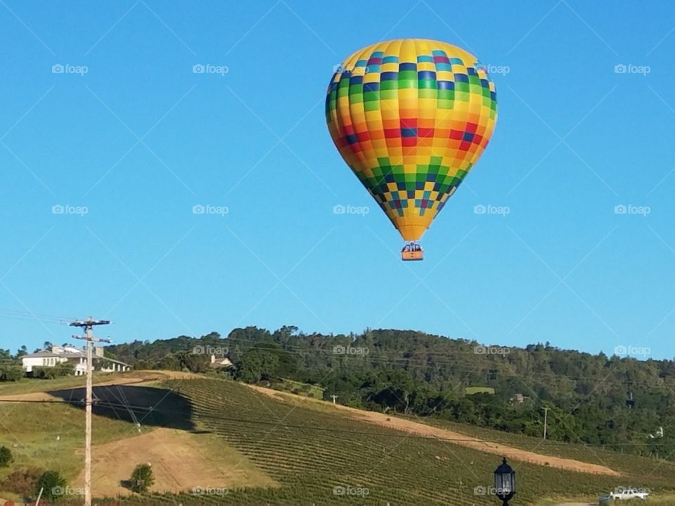 Hot Air Ballon, Napa Valley 1.