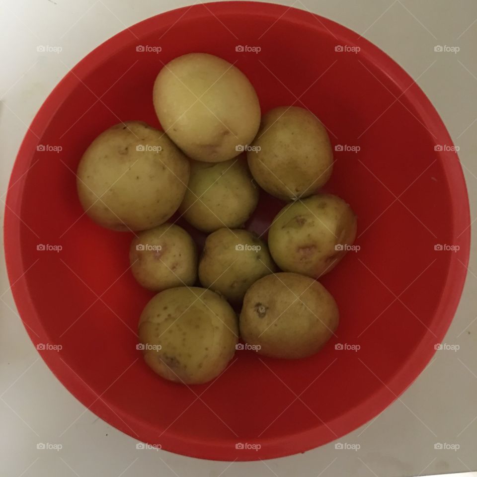 Potatoes homegrown 