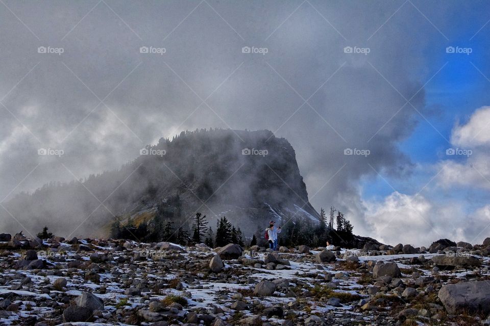 Fog in the mountains