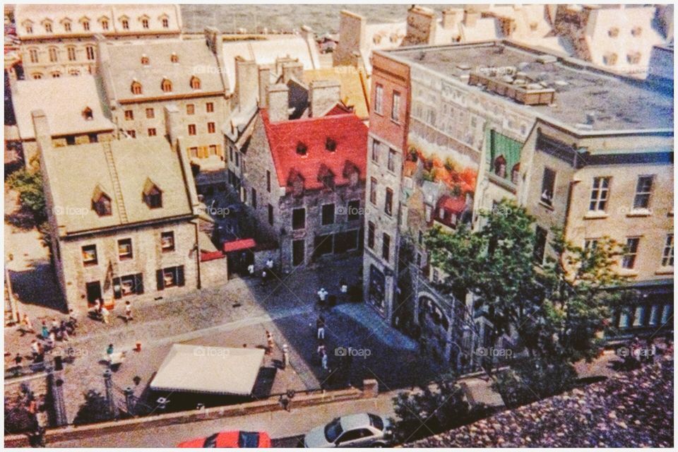 Found Photo . Quebec City 
