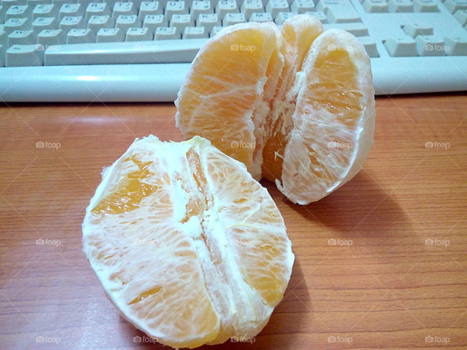 Orange in work