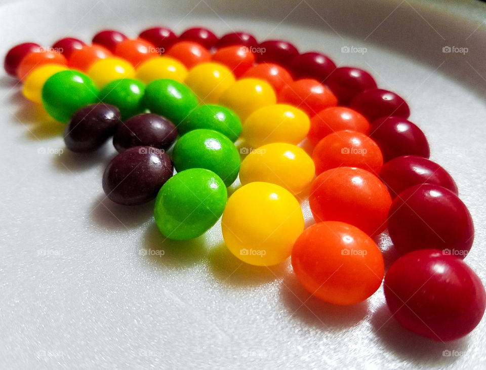 rainbow sugar candies