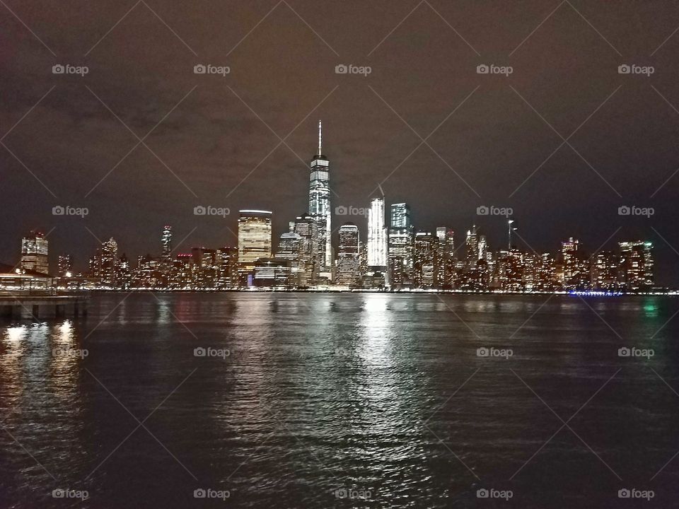 New York City from Jersey City