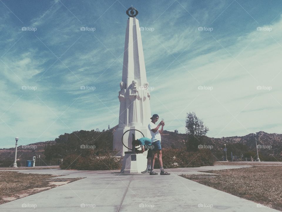 The Griffith Observatory.