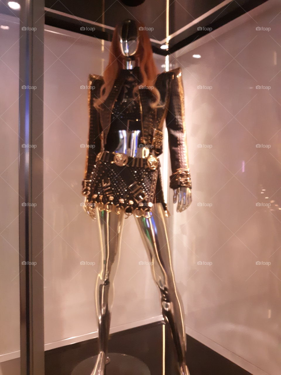 Lady Gaga's beautiful copper sequin dress