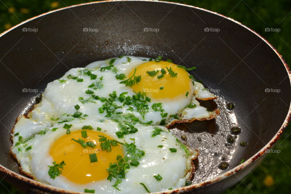 Close-up of breakfast