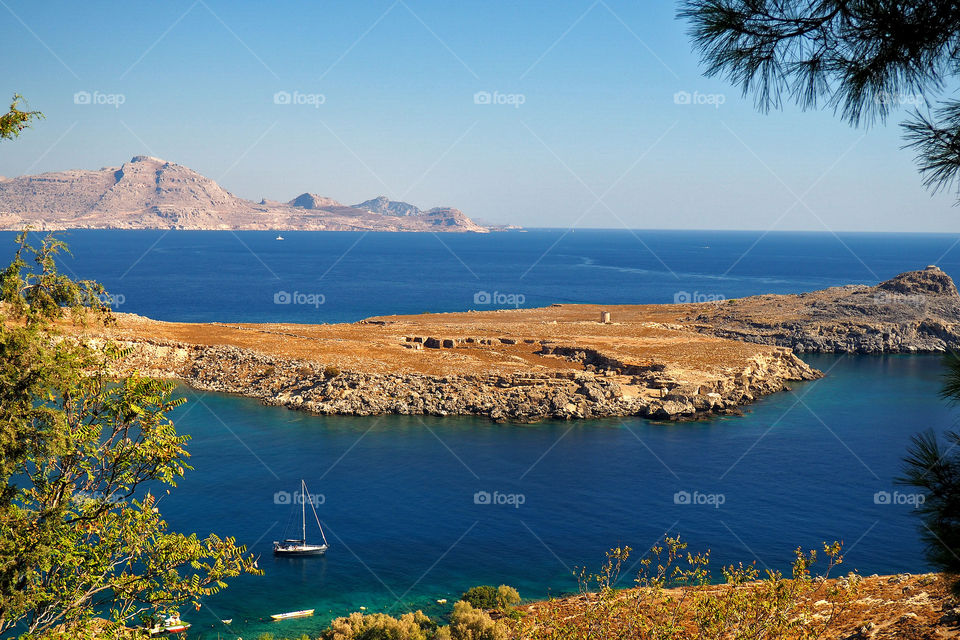 nice view from Lindos