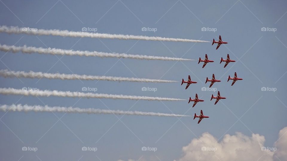 Red arrows