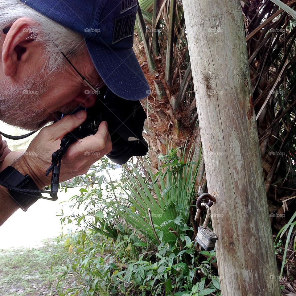 Photographer up close.