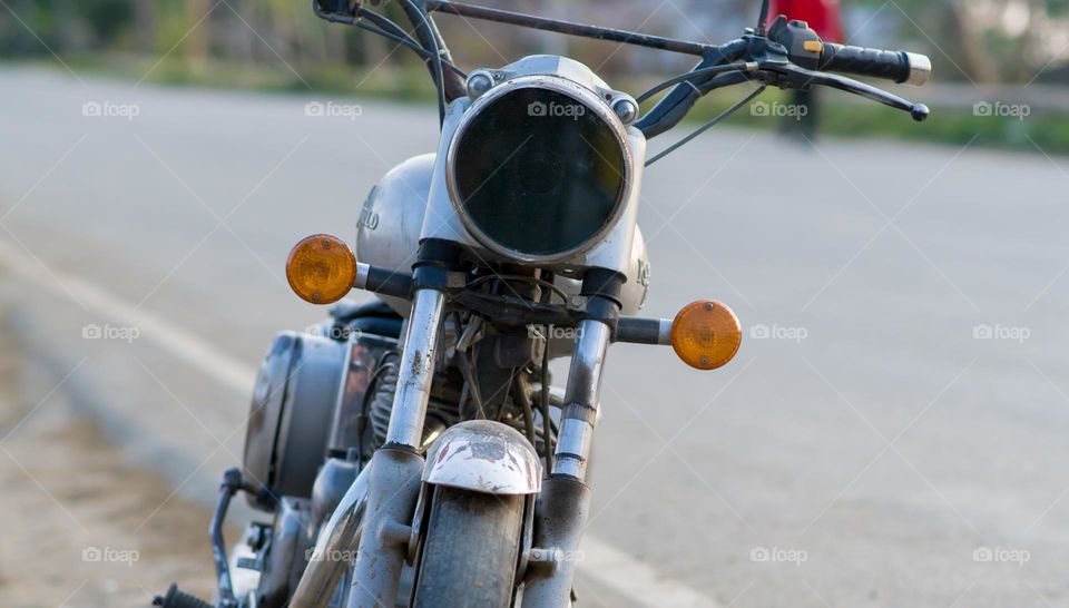 Circular parts of a bike