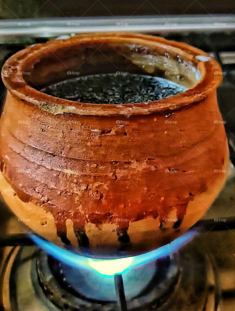Nepali traditional tea making
