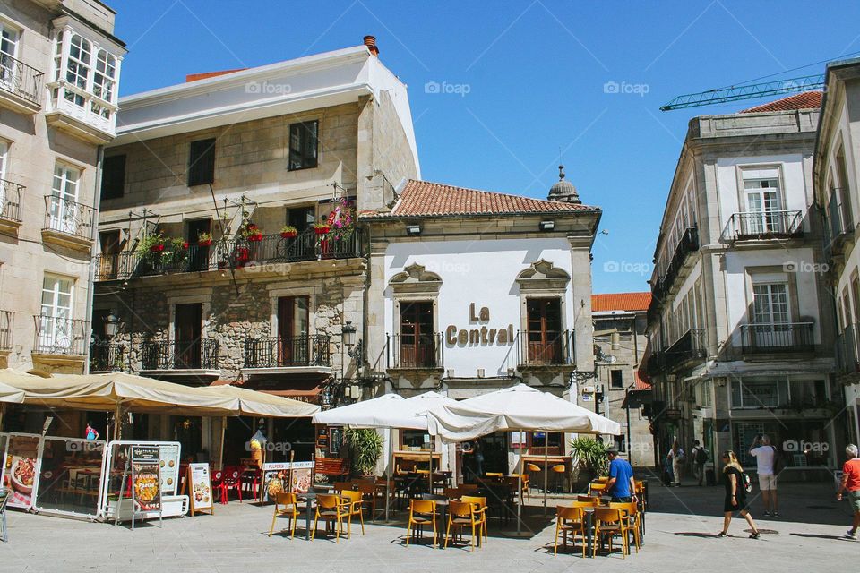 old town in Vigo