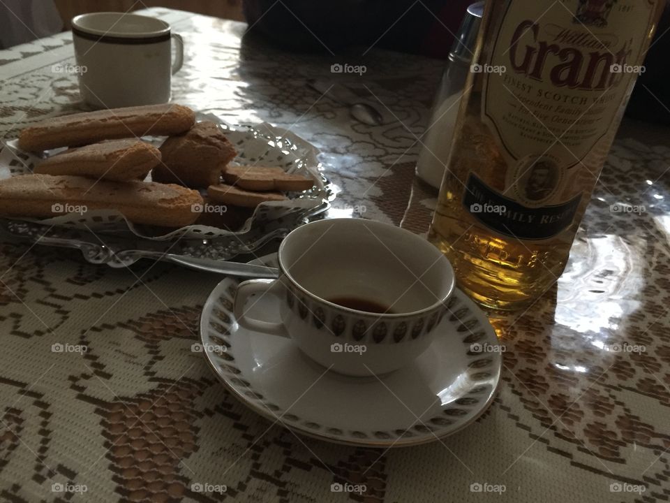 Coffee & Grant’s Scotch Whisky