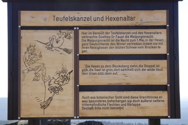 notice board - Brocken