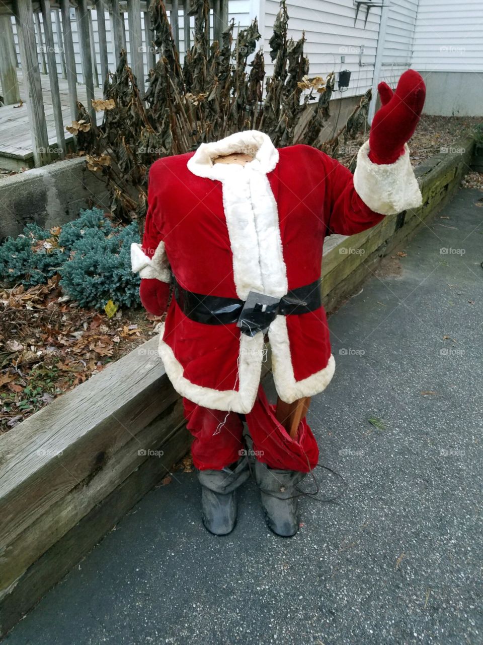 Santa needs a head, then off in his Sled.