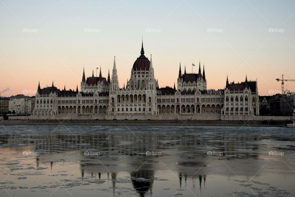 Parliament in Budapest Hungary 