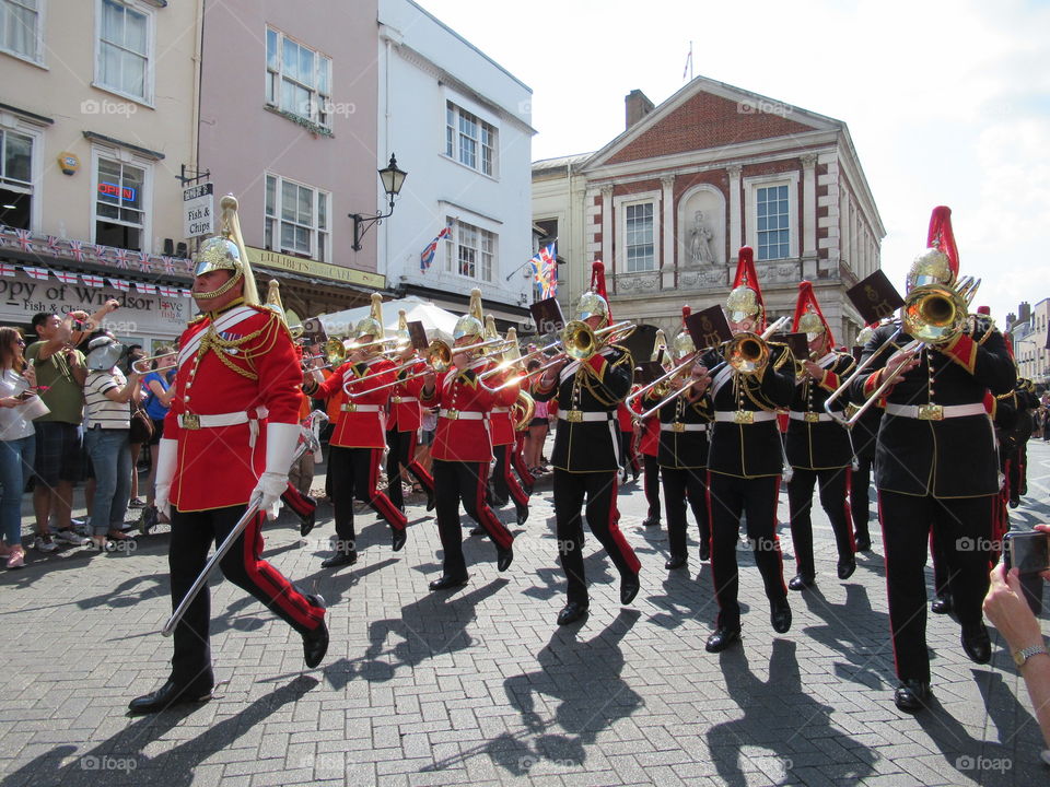 Changing of the guards at windsor