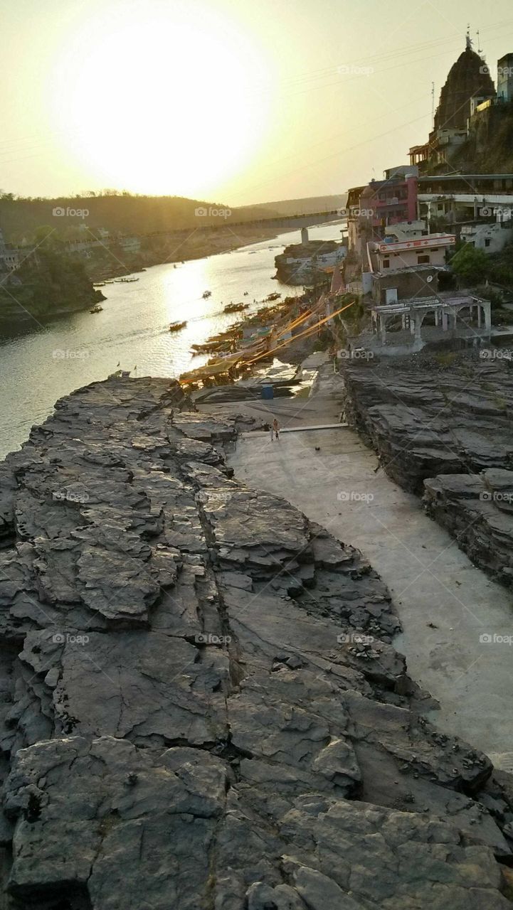 River Narmada-Omkareshwar.