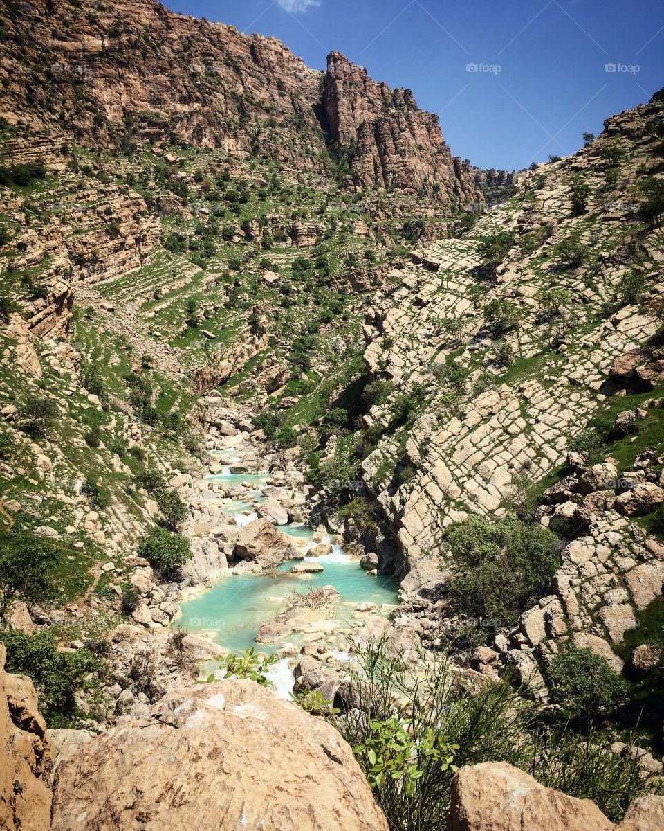 Mountain river in Iraqi Kurdistan
