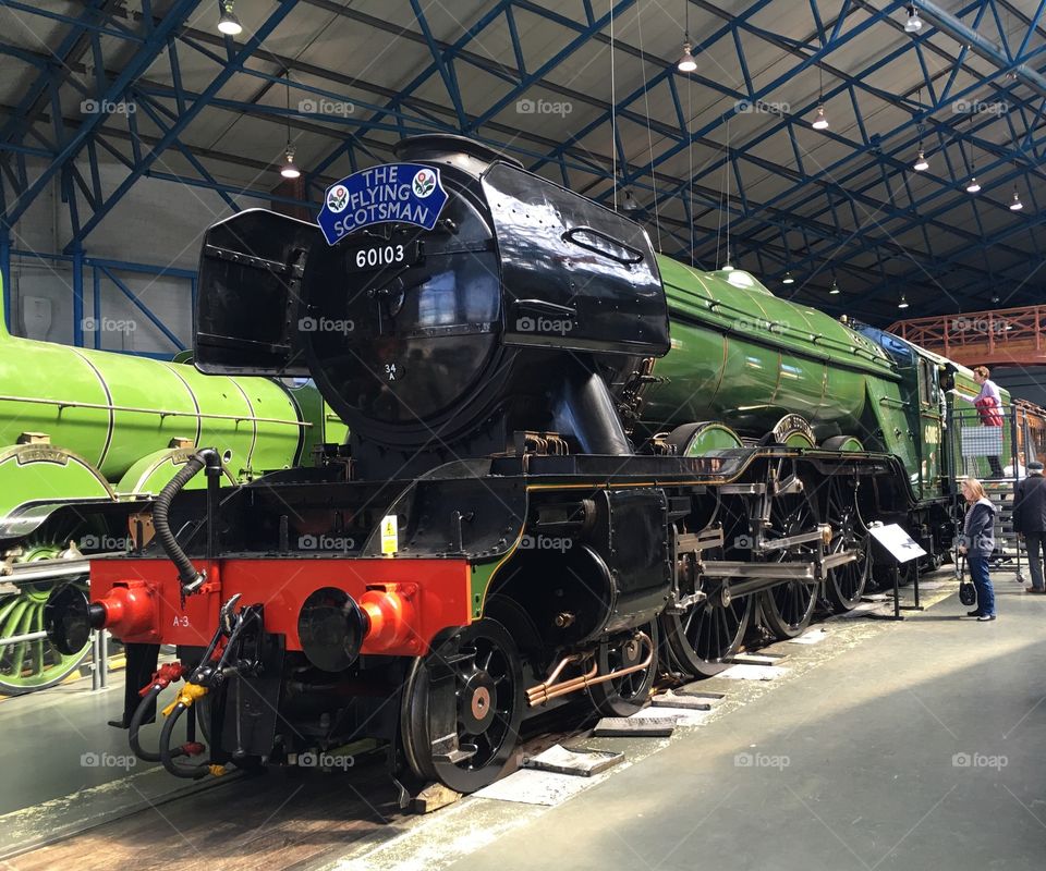 Flying Scotsman 60103 at the national railway museum York 