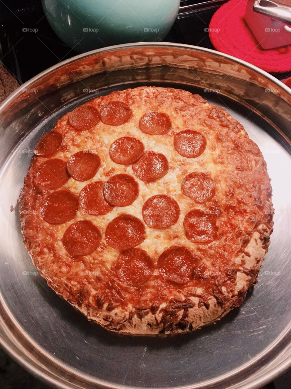 Pizza pepperoni made in home  🍕