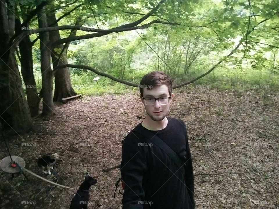 Secret Hangout Spot in Woods