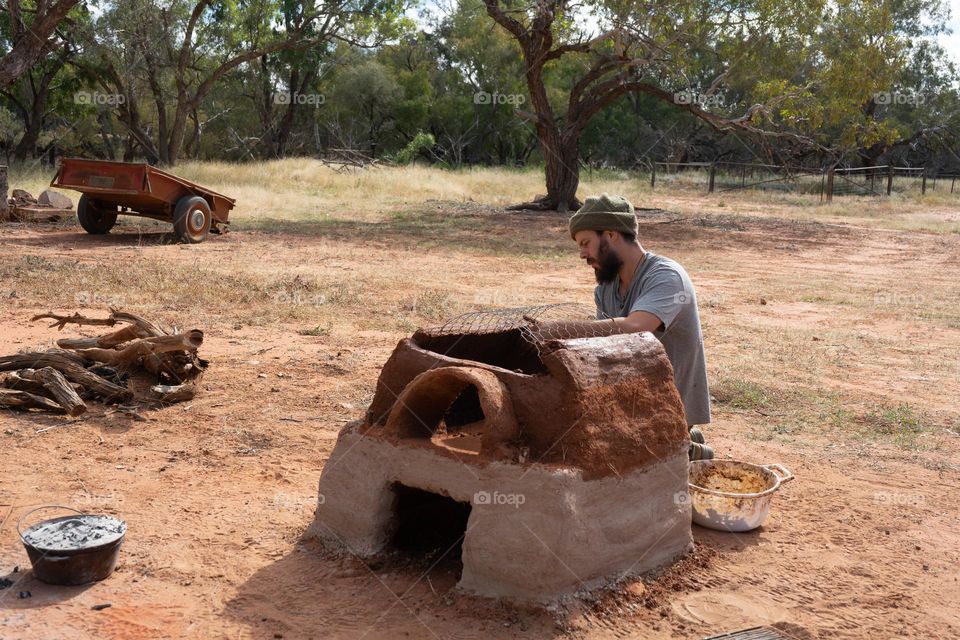 diy clay oven