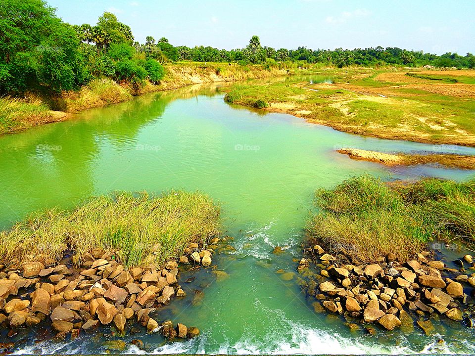 lovely calm scenic view