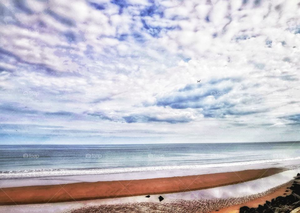 Scottish cloudy calm day