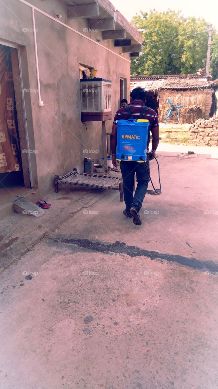 UP India Chakia Chandauli Rural Development Cleanliness Work