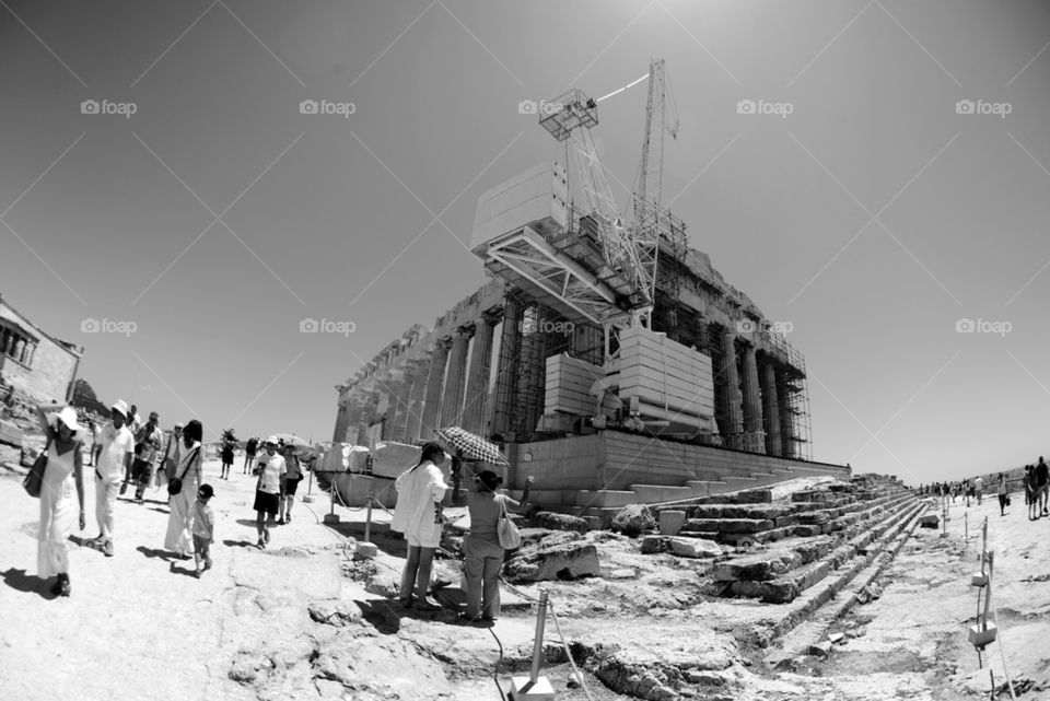 Acropolis restoration process