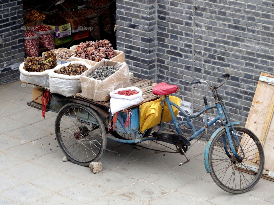 Chinese market stall 