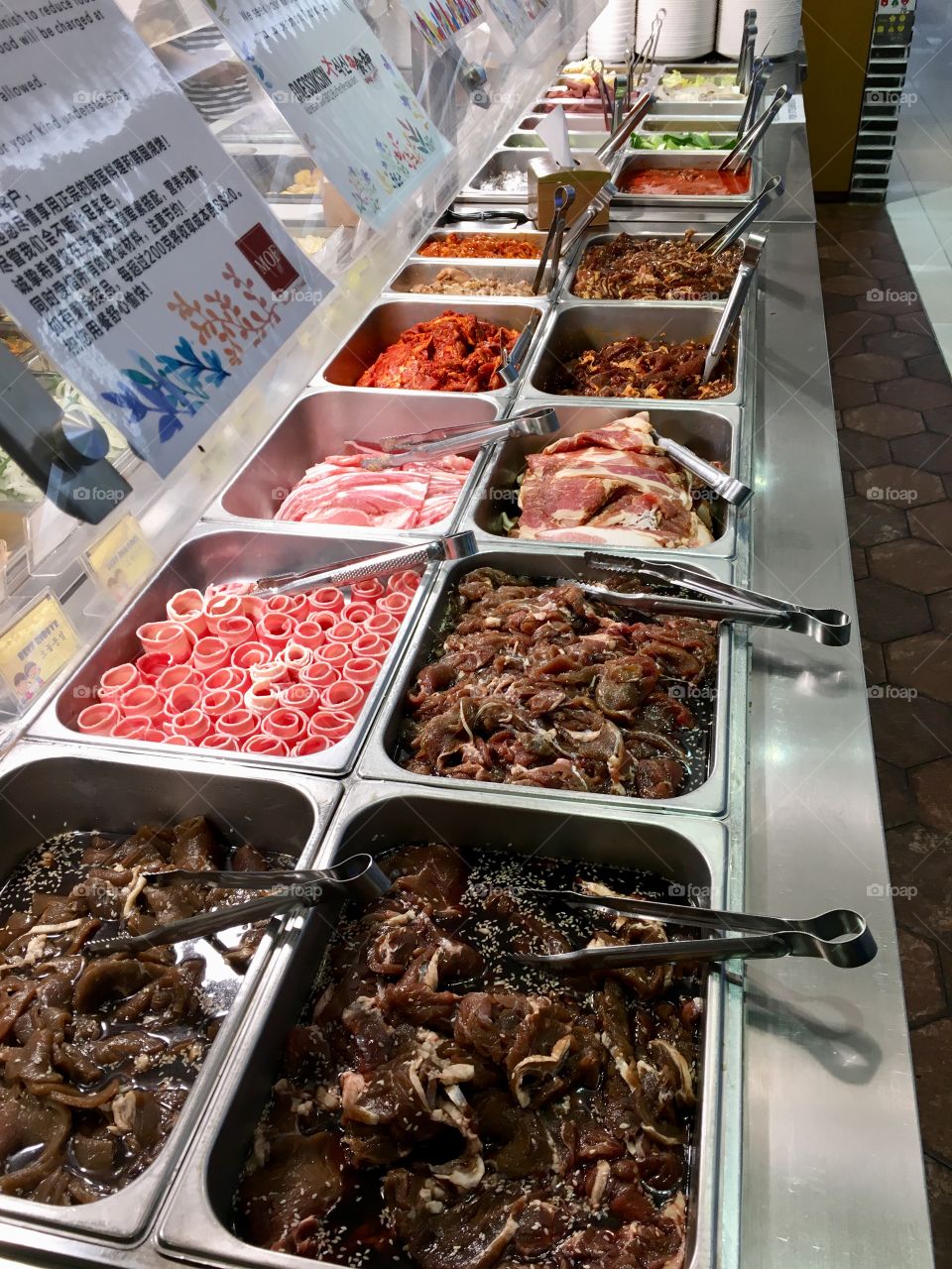 Korean BBQ buffet