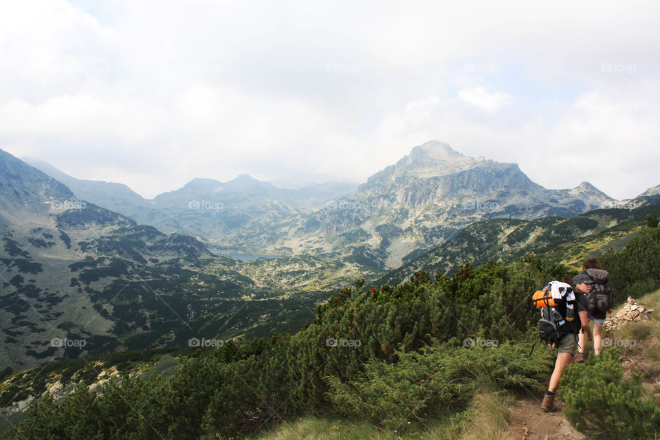 Mountain trip, beautiful nature