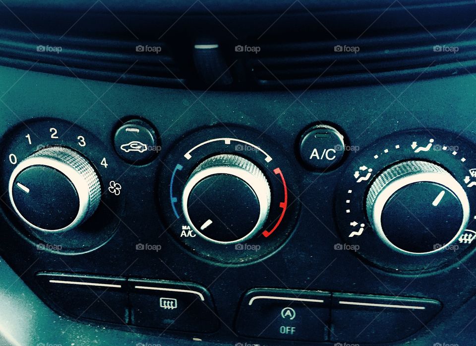 Car air condition setting 