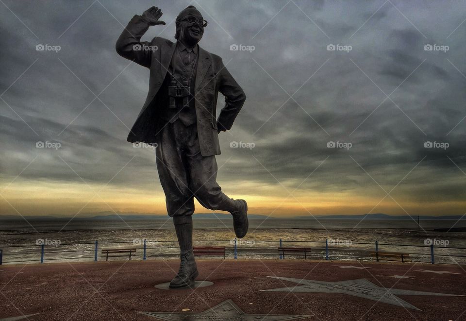 Eric Morecambe statue 