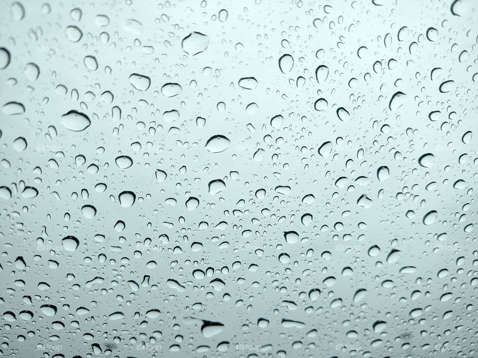 Rain on a window.