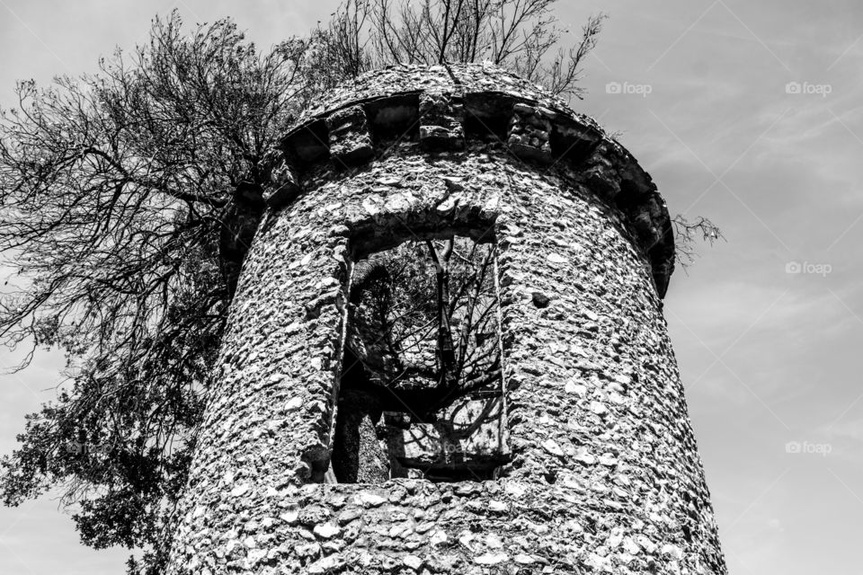 The Dark Tower. A deserted tower in Boxhill
