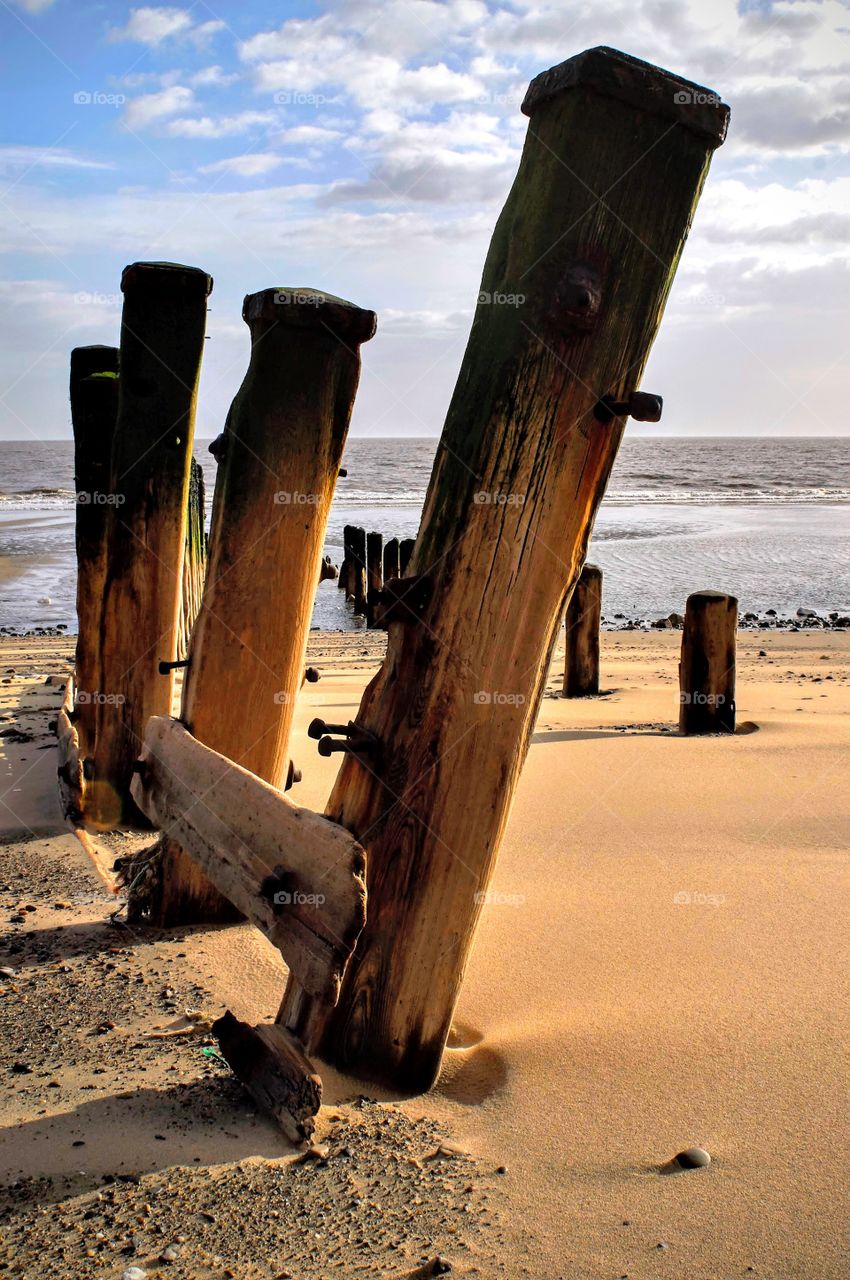 Spurn point groynes